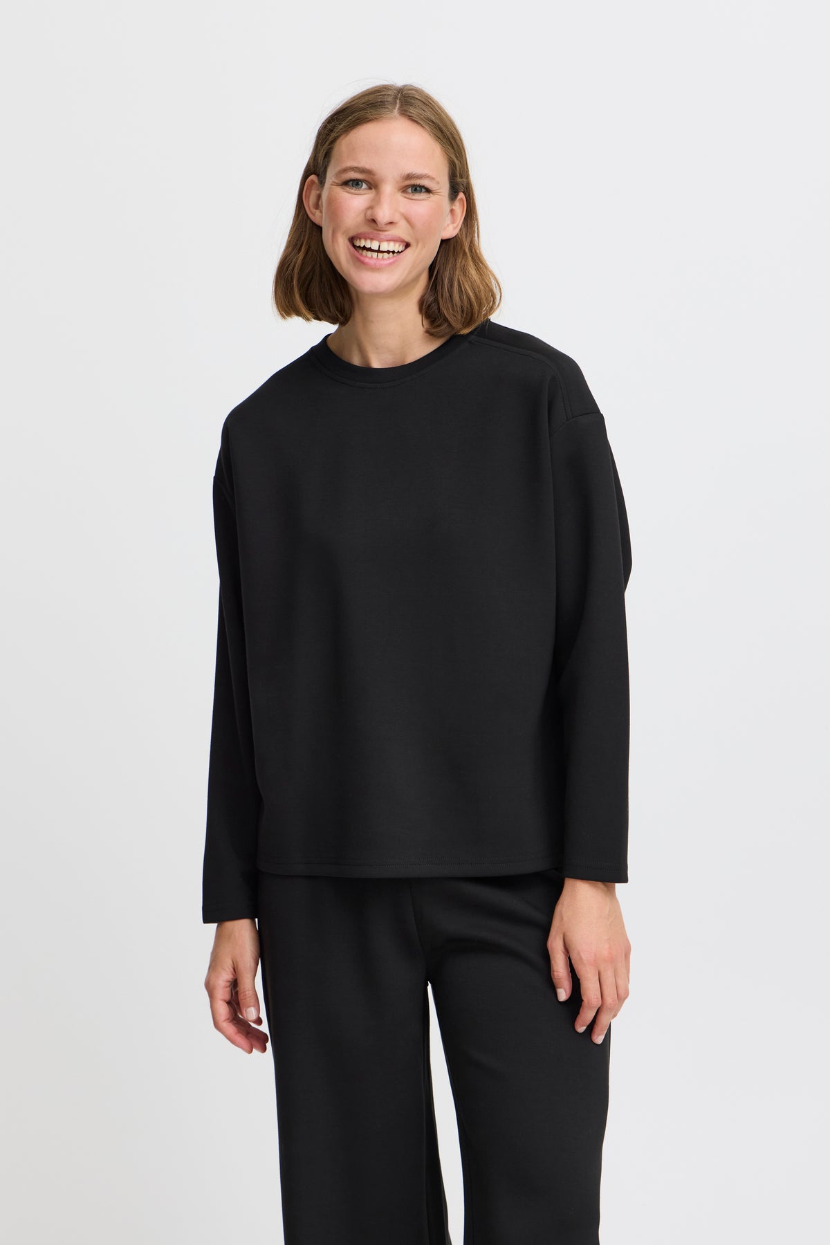 B.Young Bypusti Black Long Sleeve Modal Sweatshirt, 20815707