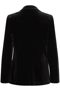 B.Young ByPerlina Black Velvet Blazer, 20815932