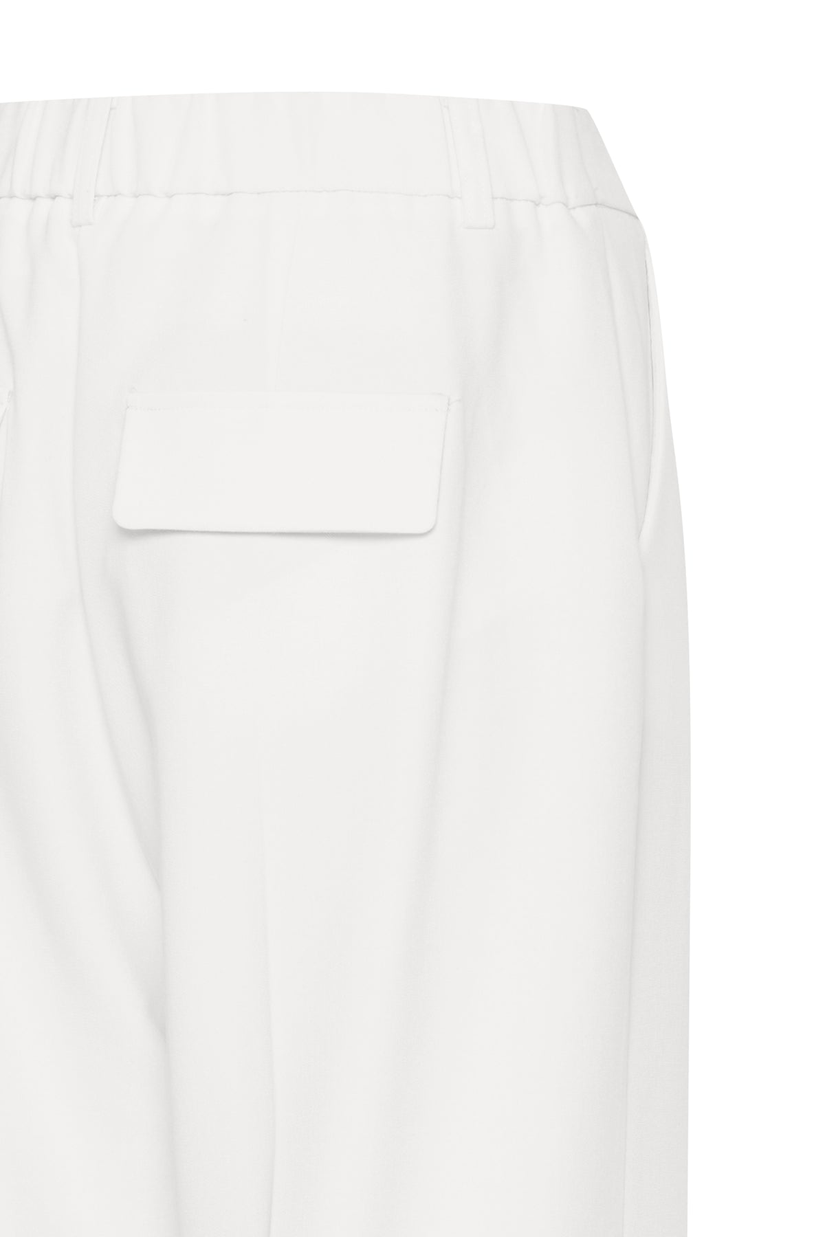 B.Young ByDeceri Marshmallow White Cuff Trousers, 20816464