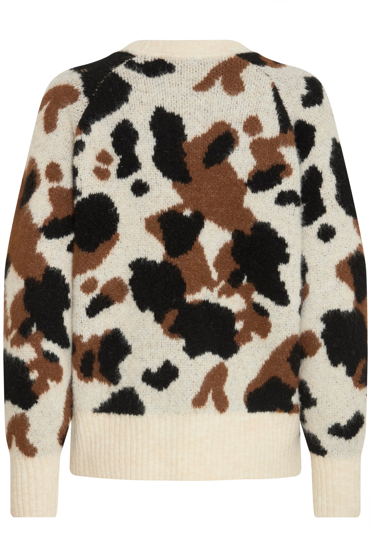 B.Young ByOmea Birch Cow Print Supersoft Knit