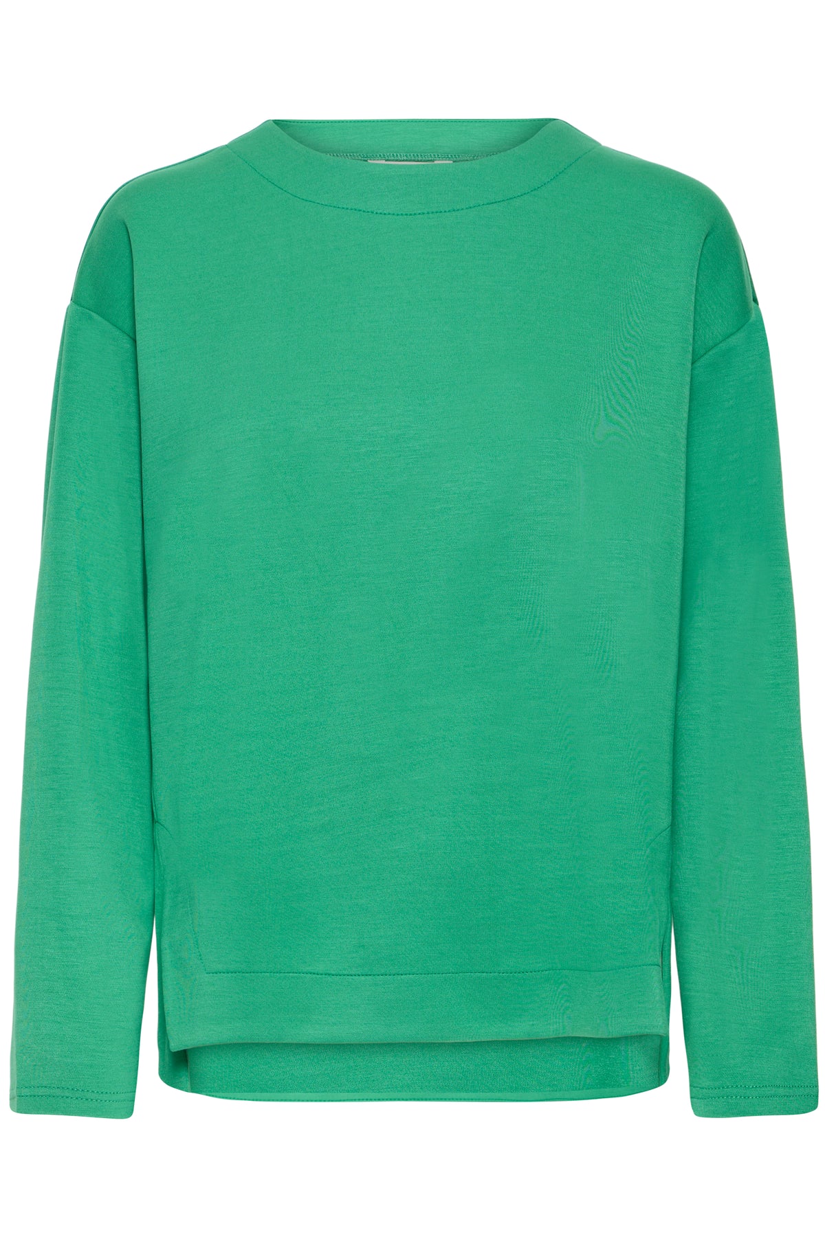 B.Young ByPusti Leprechaun Green Modal Dipped Hem Top, 20818436