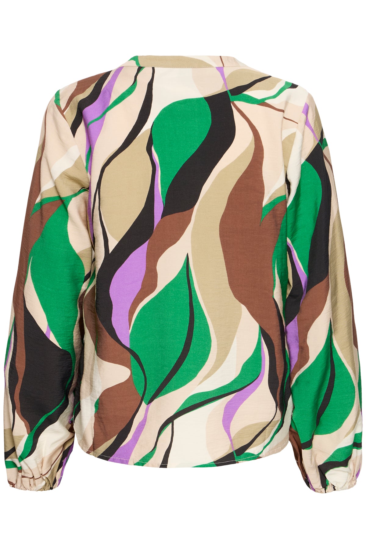 B.Young ByIbini Chinchilla Abstract Printed Blouse, 20818529