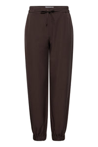 B.Young ByDanta Java Brown Balloon Cuff Trousers