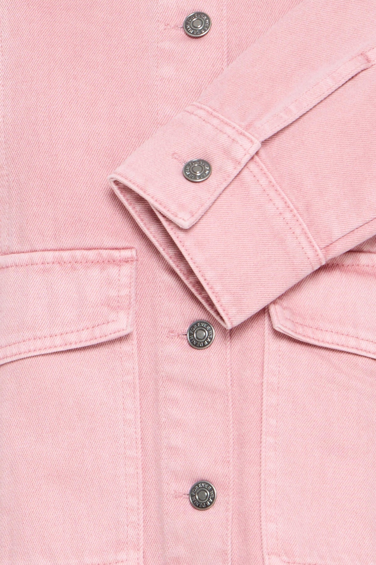 B.Young ByKadi Pink Polignac Denim Jacket with Burgundy Cord Collar, 20819536