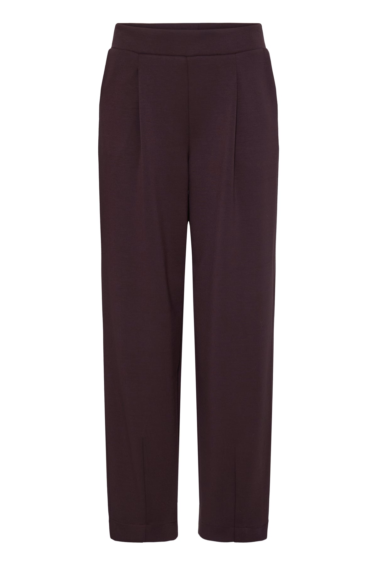B.Young ByPusti Fudge Burgundy Modal Barrel Leg Joggers, 20819666