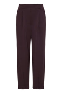 B.Young ByPusti Fudge Burgundy Modal Barrel Leg Joggers, 20819666