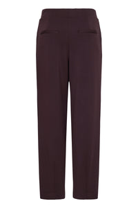 B.Young ByPusti Fudge Burgundy Modal Barrel Leg Joggers, 20819666