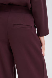 B.Young ByPusti Fudge Burgundy Modal Barrel Leg Joggers, 20819666
