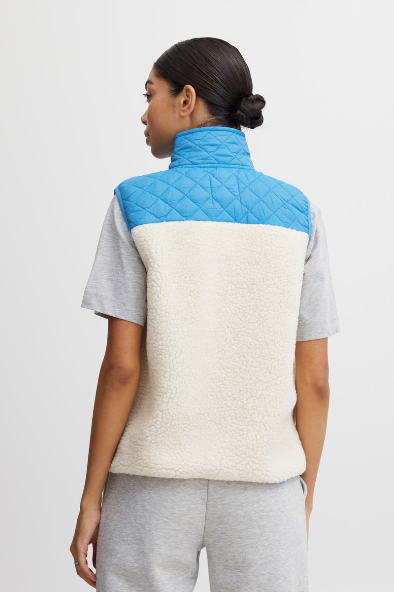 The Jogg Concept Jcberri Malibu Blue Teddy Gilet, 22800160