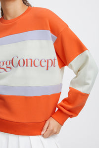 The Jogg Concept JcSaki Flame Mix Colourblock Sweatshirt, 22800442