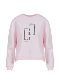 Coster Copenhagen Powder Rose Pink Logo Supersoft Fleece Lined Sweatshirt, 244-1107