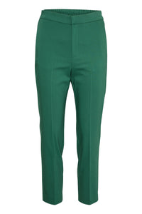 InWear Zella Hunter Green Flat Slim Leg Trouser, 30105579