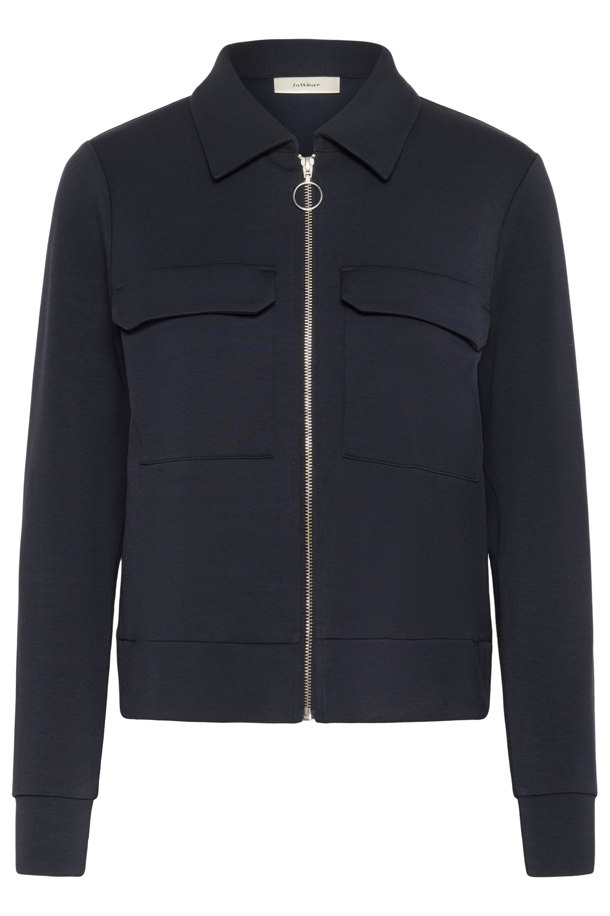 InWear Beca Marine Blue Modal Cardigan Jacket