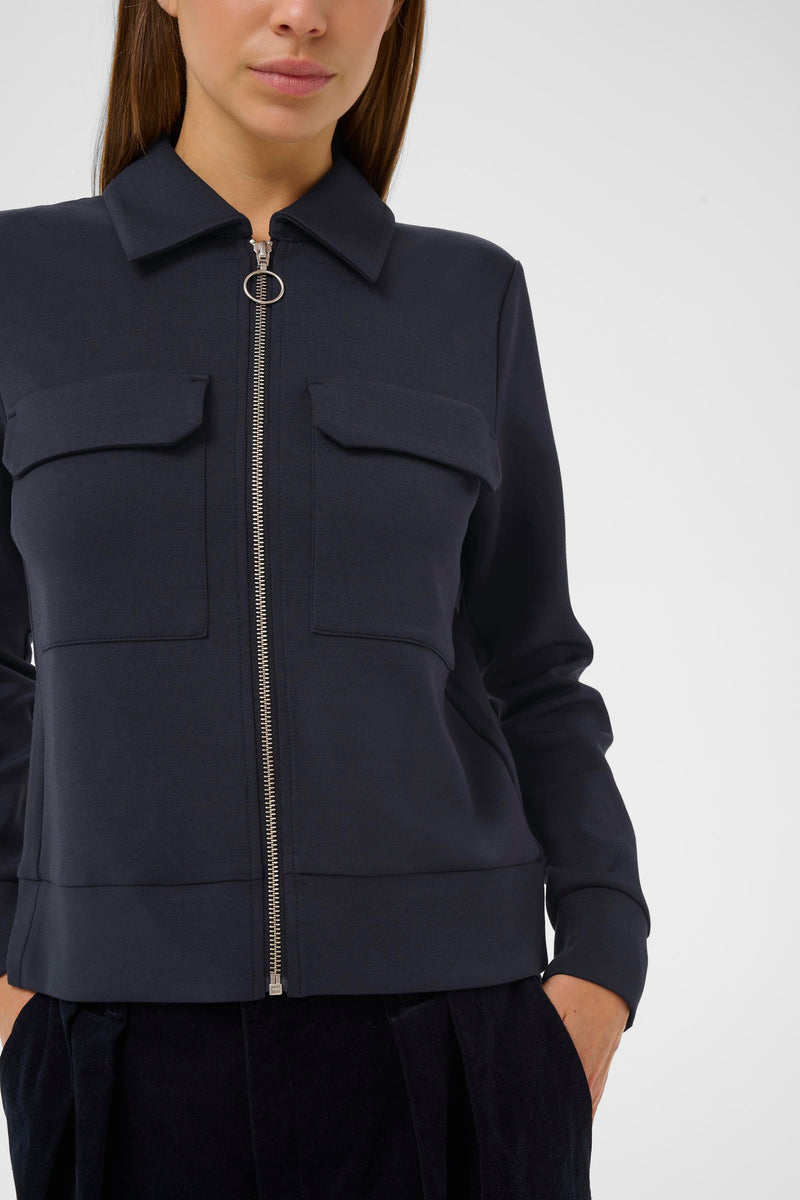 InWear Beca Marine Blue Modal Cardigan Jacket
