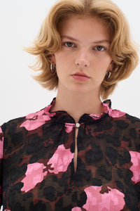 InWear Basira Cashmere Pink Flower Printed Blouse, 30106960