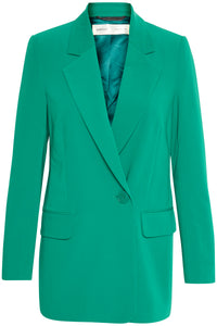 InWear Adian Emerald Green Longline Classic Blazer, 30107854