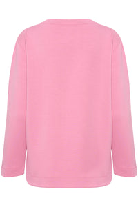 InWear Gincent Cashmere Rose Modal Supersoft Dipped Hem Sweatshirt, 30108654