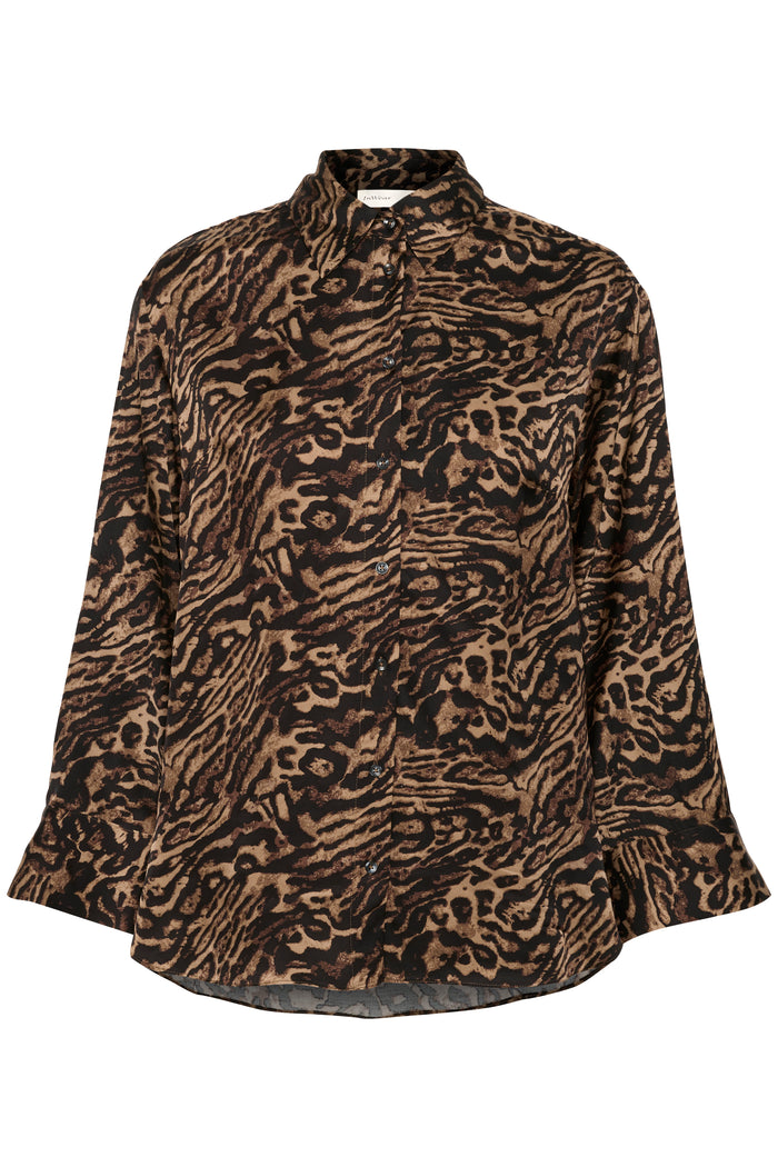 InWear Laurelin Leopard Print Oversized Shirt, 30108801