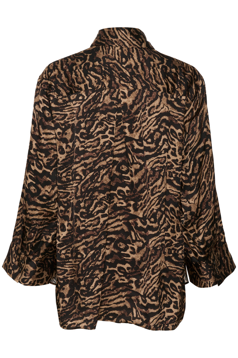 InWear Laurelin Leopard Print Oversized Shirt, 30108801