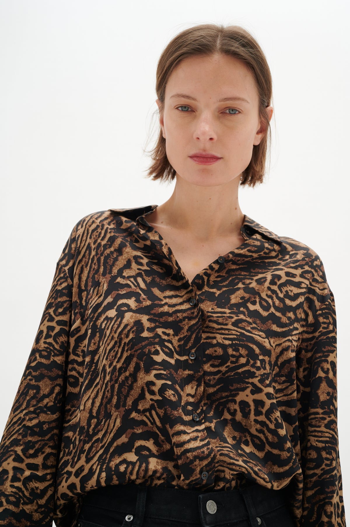 InWear Laurelin Leopard Print Oversized Shirt, 30108801