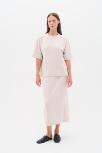 InWear Aida Haze Beige Modal Ankle Length Tube Skirt