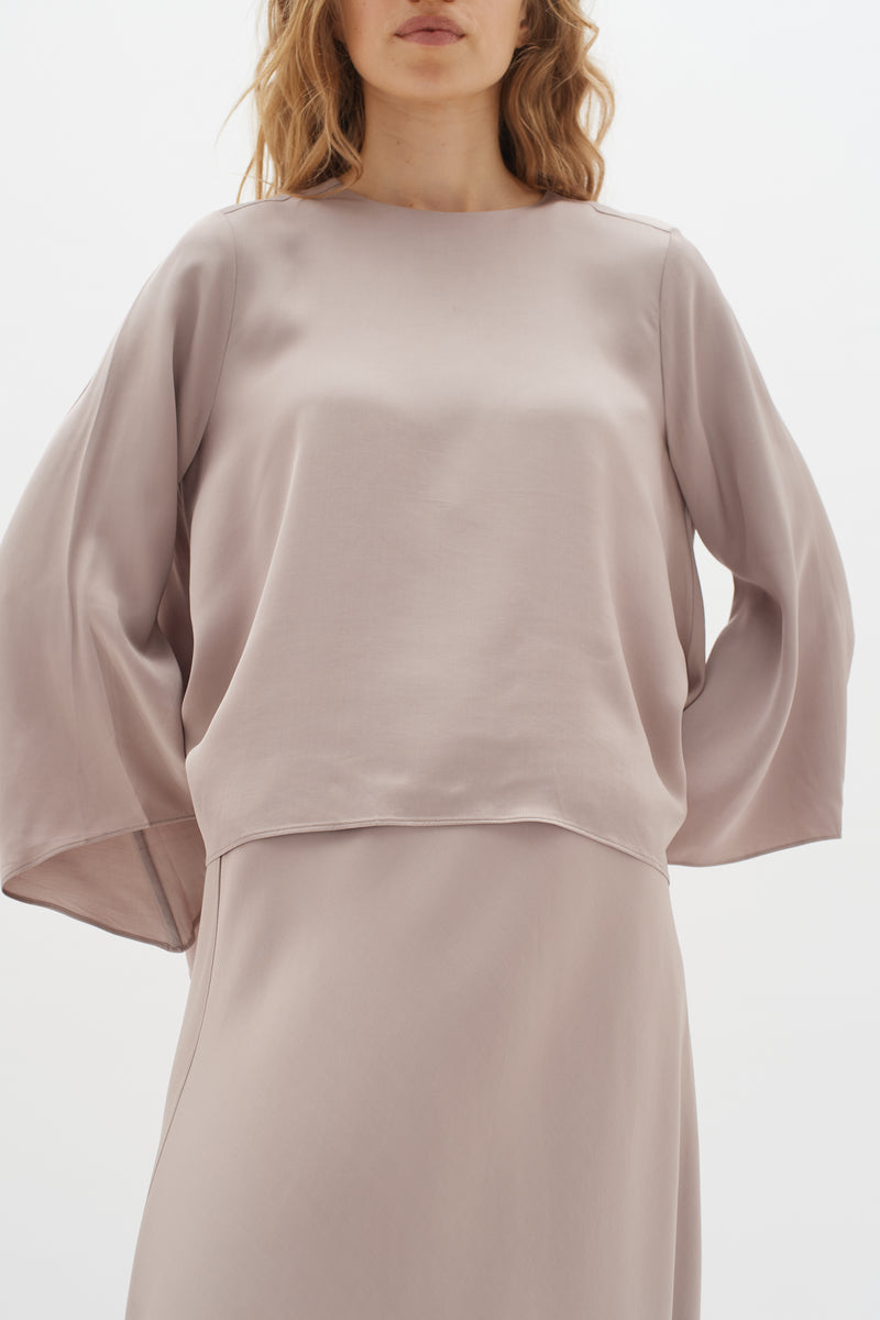 InWear Hidi Clay Satin Blouse, 30109118