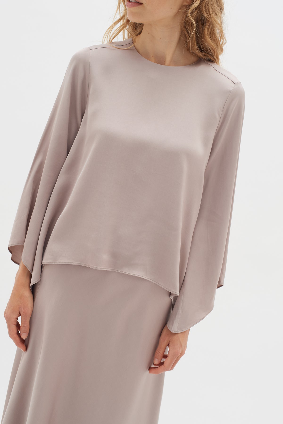 InWear Hidi Clay Satin Blouse, 30109118