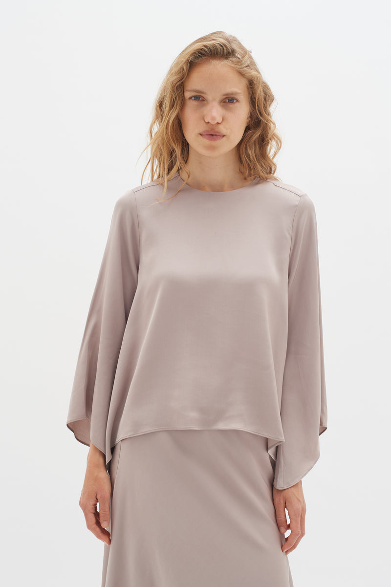 InWear Hidi Clay Satin Blouse, 30109118