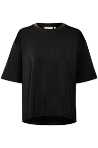 InWear Pannie Black Oversized Modal T-Shirt, 30109225