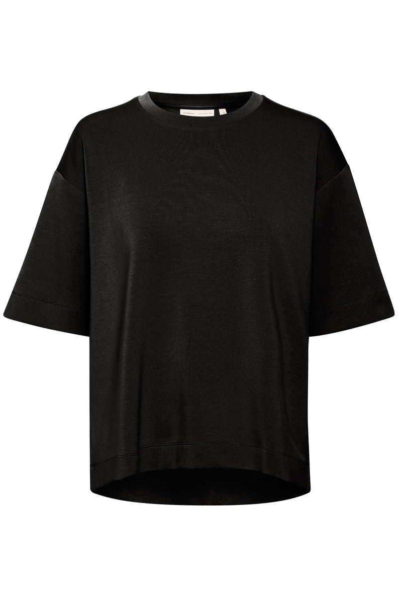 InWear Pannie Black Oversized Modal T-Shirt, 30109225