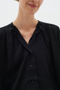 InWear Mato Black V-Neck Blouse, 30109658