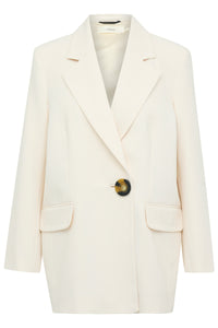 InWear Kail Vanilla Open Back Oversized Longline Blazer, 30109712