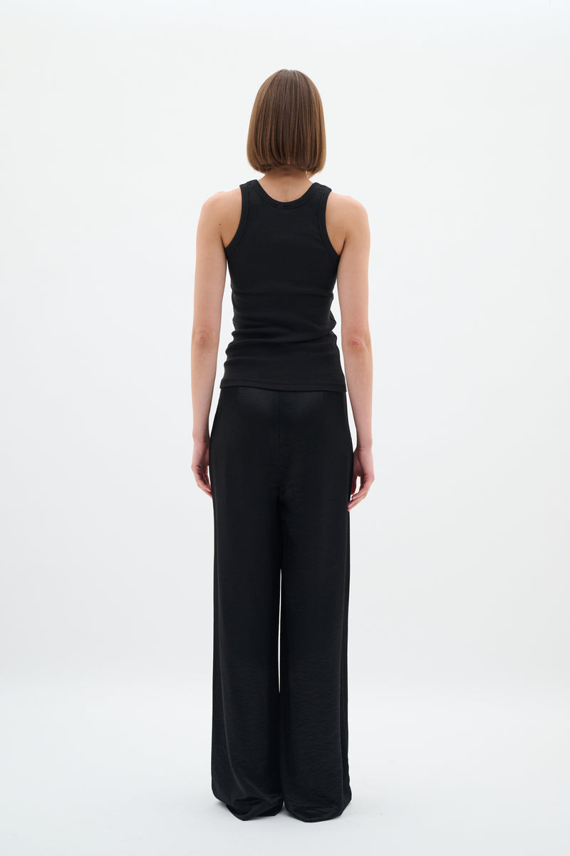 InWear Didra Black Wide Leg Palazzo Trouser