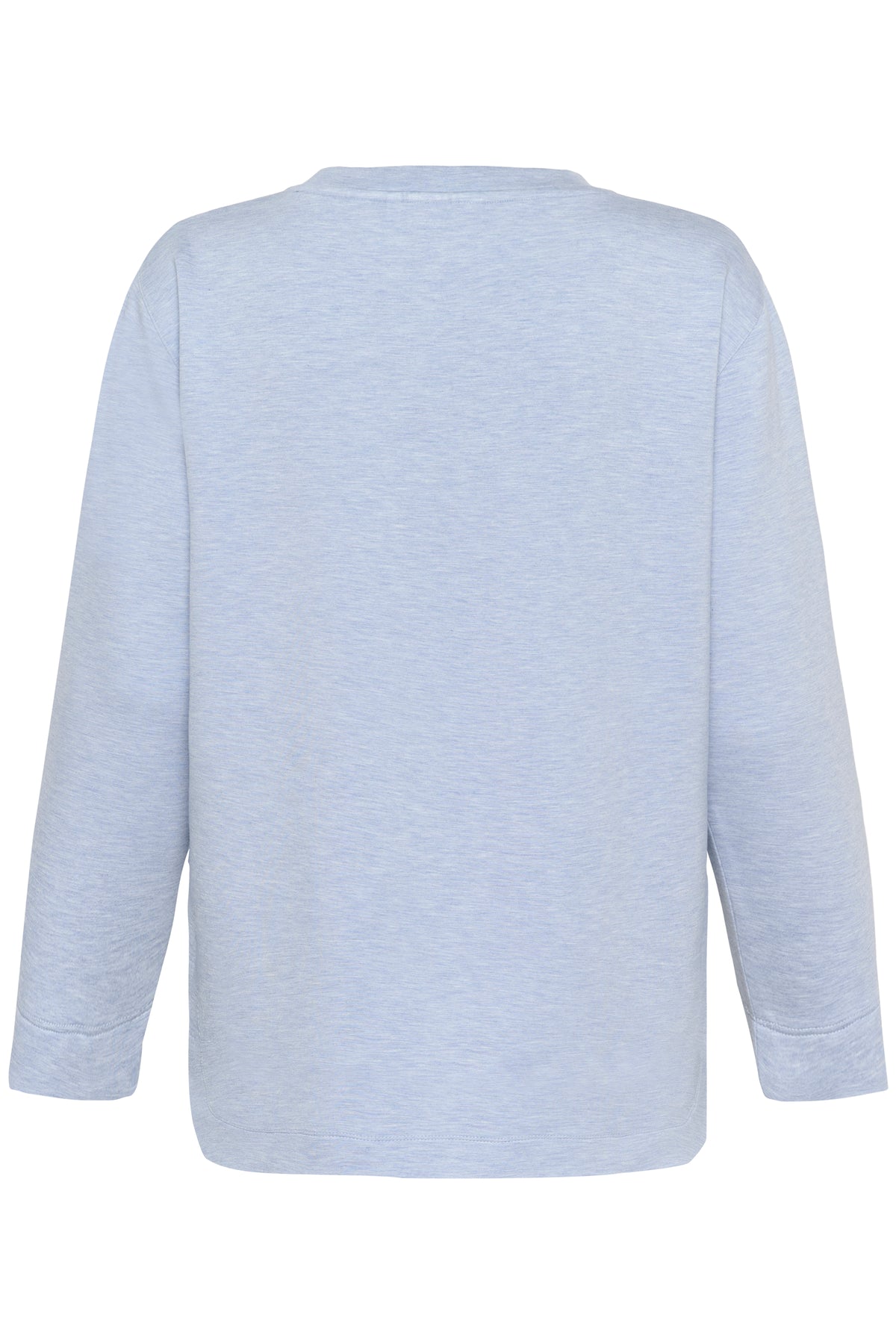InWear Gincent Endless Sky Melange Modal Supersoft Dipped Hem Sweatshirt, 30109922