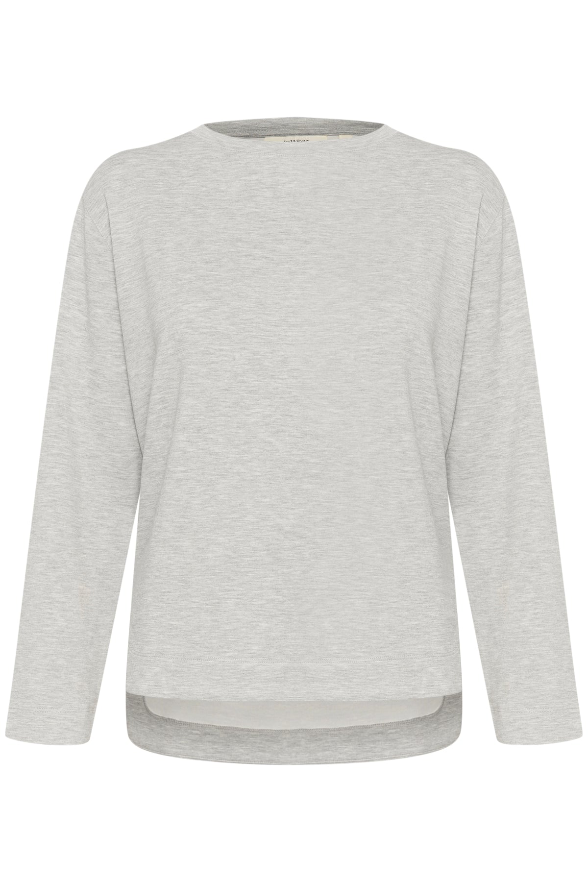 InWear Gincent Granite Melange Modal Supersoft Dipped Hem Sweatshirt, 30109922