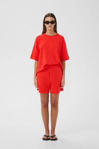 InWear Hennieh Vincent Poppy Red Modal Sports Luxe Shorts