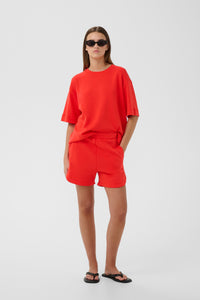 InWear Hennieh Vincent Poppy Red Modal Sports Luxe Shorts
