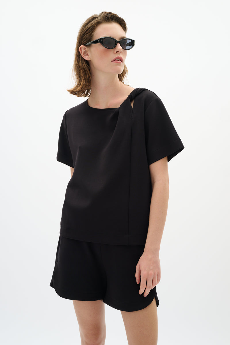 InWear Hennieh Vincent Black Modal Sports Luxe Shorts