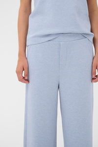 InWear Gincent Endless Sky Melange Modal Wide Leg Joggers, 30110741