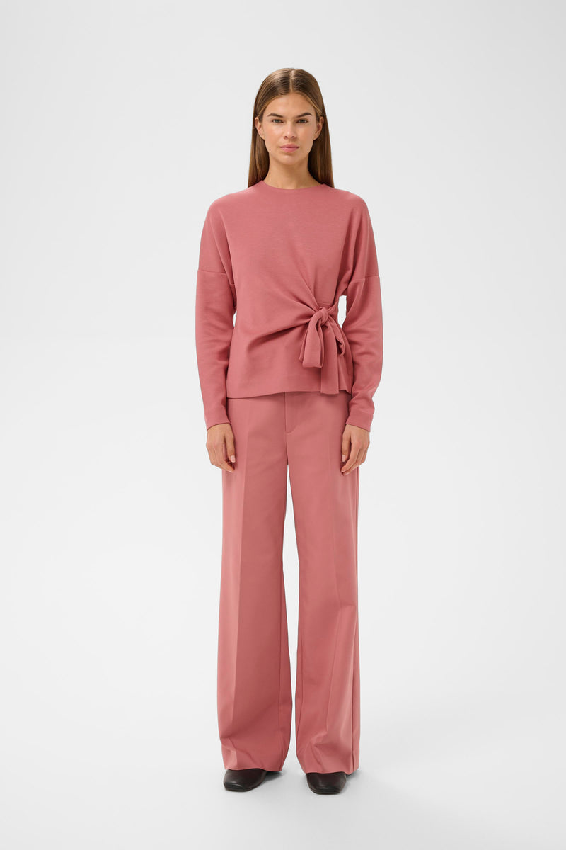 InWear TriIW Vincent Withered Rose Knot Tie Modal Top, 30112203