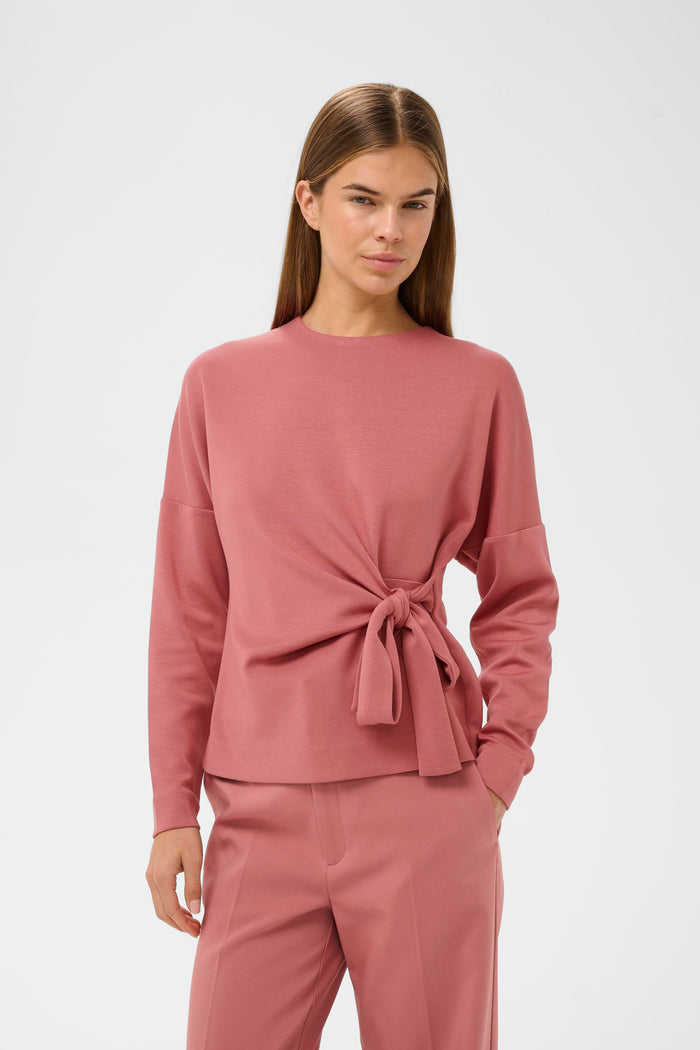 InWear TriIW Vincent Withered Rose Knot Tie Modal Top, 30112203