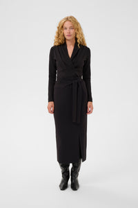 InWear TriIW Vincent Black Knot Tie Modal Tube Skirt