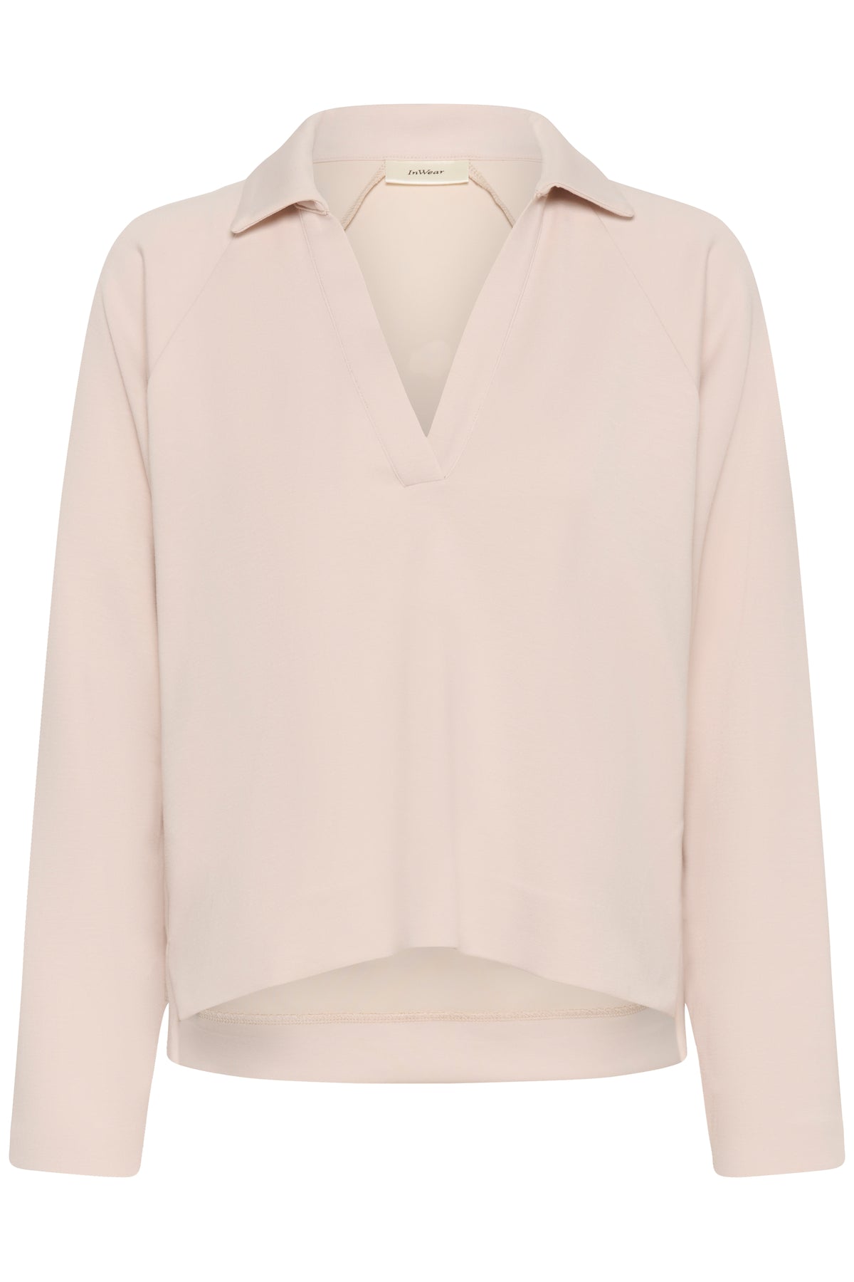 InWear SimiIW Vincent Haze Beige Polo Blouse, 30112431