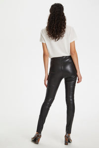 Soaked in Luxury SLKaylee Black PU Leggings, 30403303