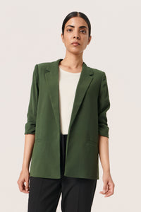 Soaked in Luxury Shirley Kombu Green Blazer, 30403608