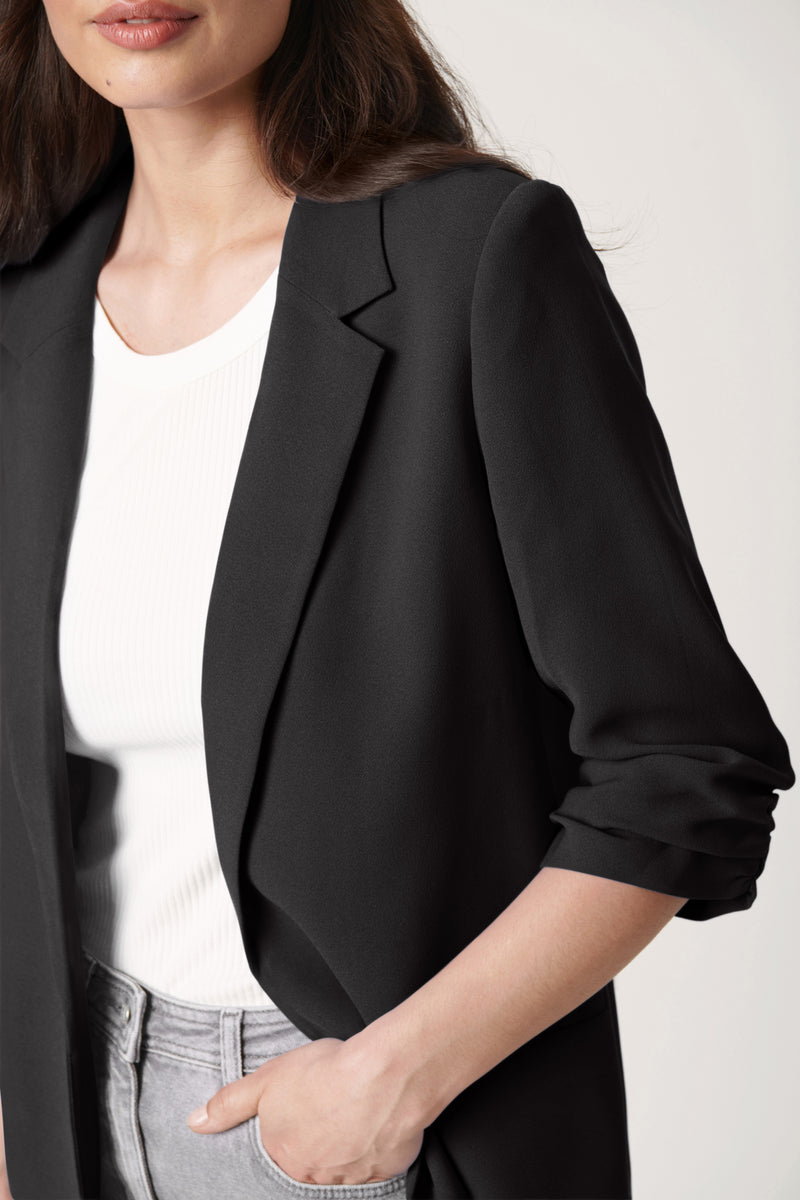 Soaked in Luxury Shirley Black Blazer, 30403608