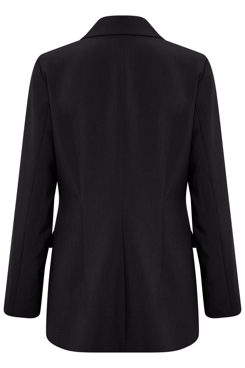 Soaked in Luxury Corinne Ultimate Black Longline Blazer