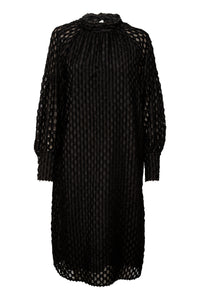 Soaked in Luxury Constantine Black Midi Dress, 30407007