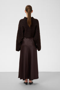 Soaked in Luxury SLIdalia Chocolate Ganache Cropped Pullover, 30409447