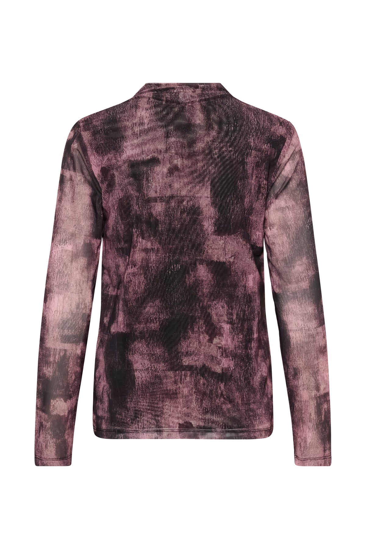 Soaked In Luxury SLAldora Nalu Huckleberry Shadow Cowlneck Mesh Top, 30409481